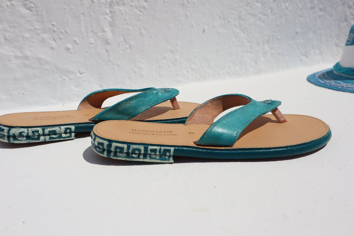  Hand-painted Women's Sandals- Antigone