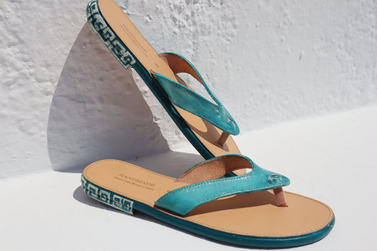  Hand-painted Women's Sandals- Antigone